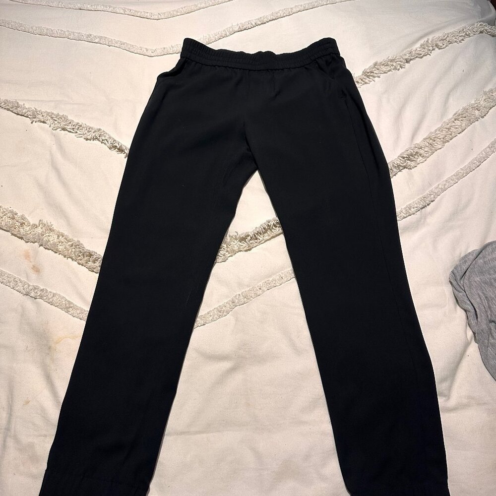 Black Pants with elastic ankle